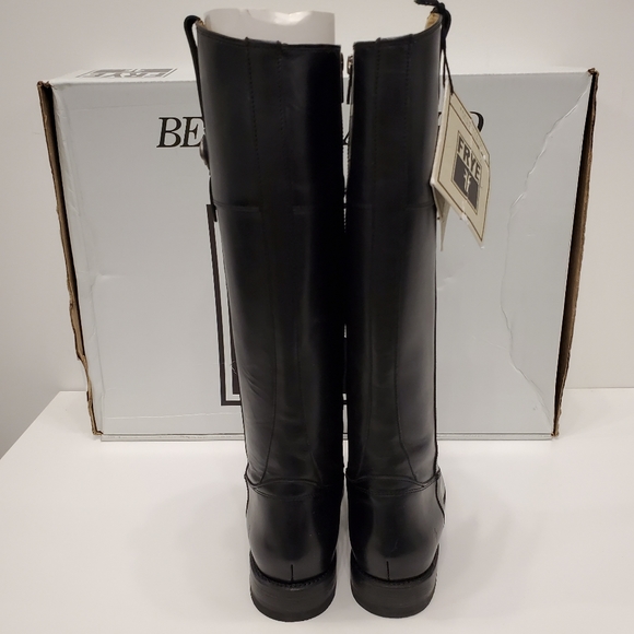 Frye Women's Jayden Button Tall Black Leather Boot US 6M - Picture 6 of 7